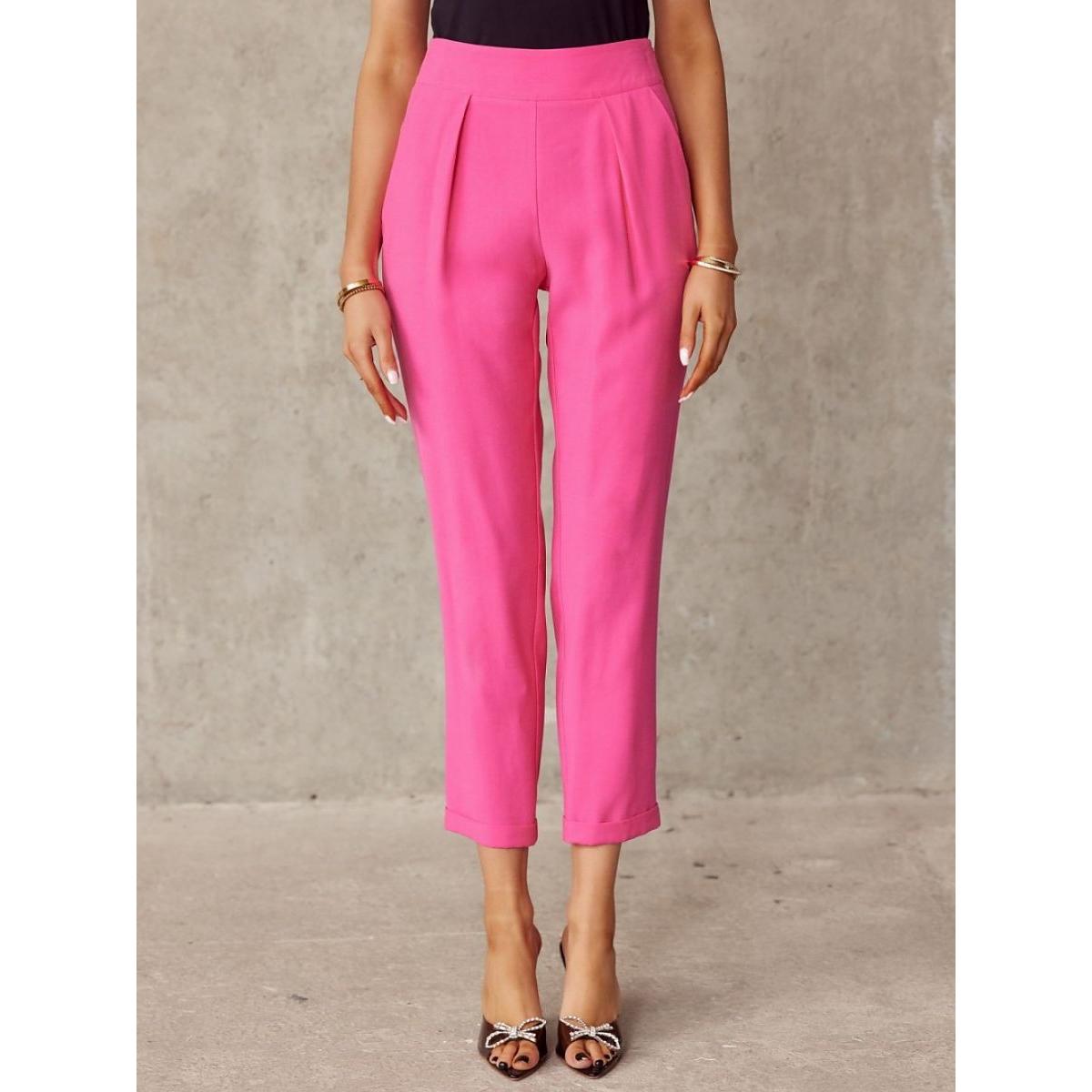 Roco Fashion, Damen, Hosen, Damen Hose, Rosa, (34)