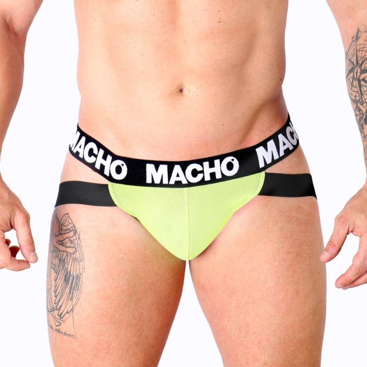 Actual product image Macho Underwear Macho - Mx28fa Jock Green Fluor L (L)