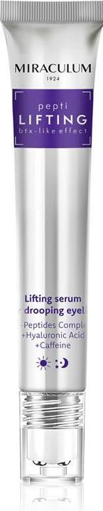 Bielenda MIRACULUM Pepti Lifting serum liftingujące na opadające powieki 20ml (Eye care serum, Day, Night, 20 ml)