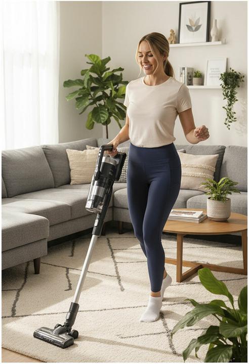 Produktbild Berger & Lanz Akku-Handstaubsauger mit Absaugstation