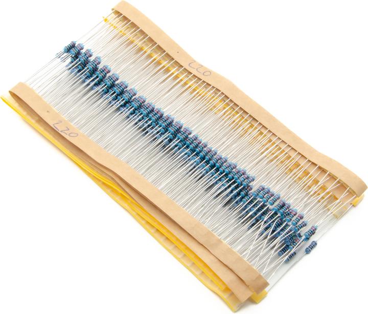 Purecrea Widerstand Set 300 Stk. 220/1K/1MOhm 1/4W 1% Genauigkeit (Widerstand)