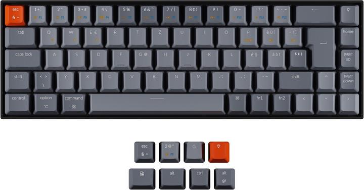 Image du produit Keychron K6 (CH, Filaire, Sans fil)