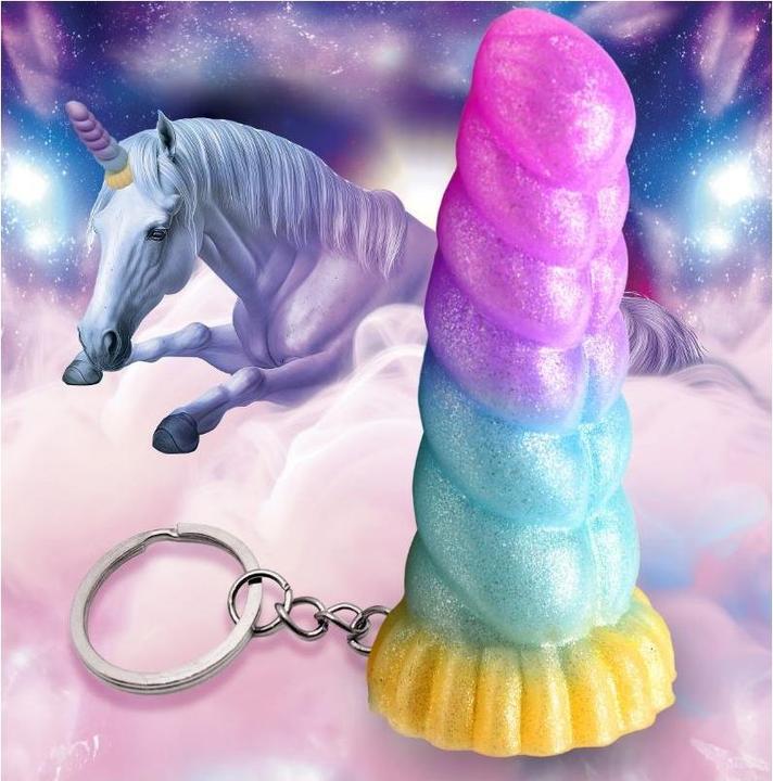 Produktbild Frisky Mystischer Einhorn-Schlüsselanhänger Aus Silikon