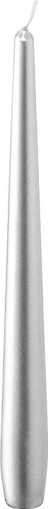 Actual product image Bolsius Taper candle 24,5x2,4cm silver (12 pcs.)