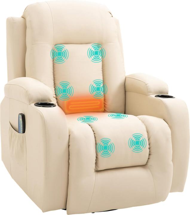 Actual product image Homcom Massage chair with rocking function and heat function