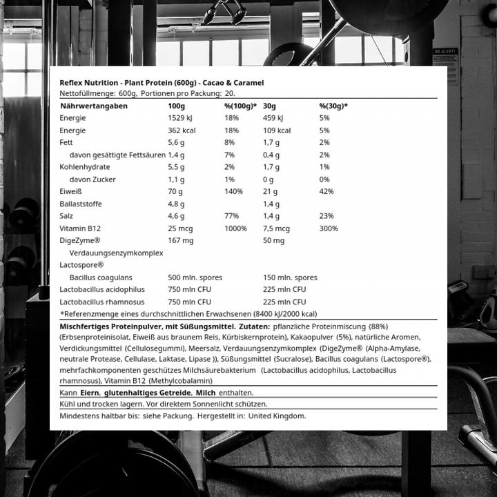 Immagine prodotto Reflex Nutrition Proteine vegetali (600 g, 1 x)