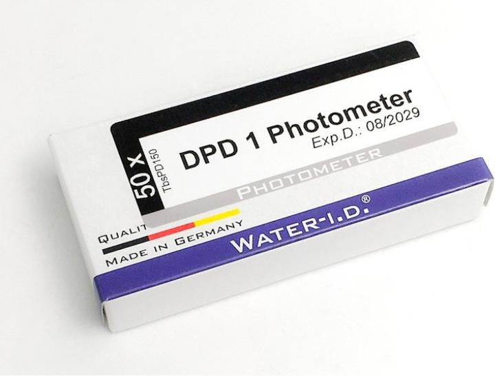 Actual product image Water ID Replacement tablets DPD-1