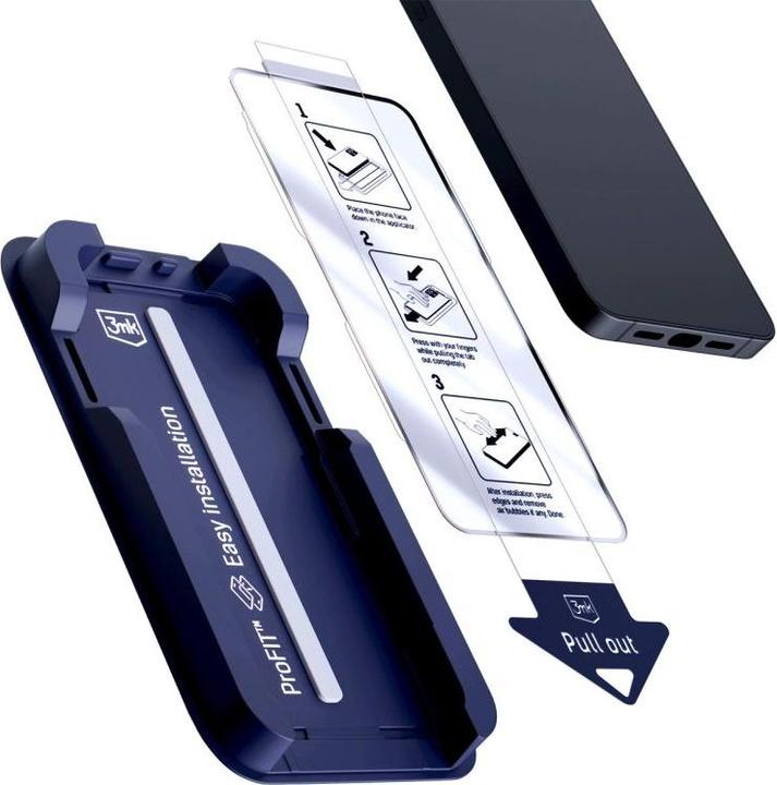 Actual product image 3MK HardGlass Max Tempered Glass for Samsung Galaxy S24/S25 (1 pcs., Samsung Galaxy S24+, Samsung Galaxy S25+)