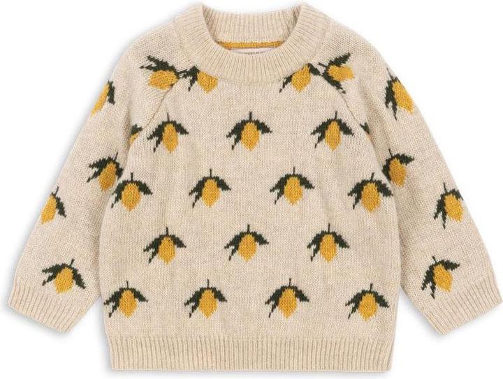Produktbild Konges Slojd Belou Strickpullover Lemon (92)