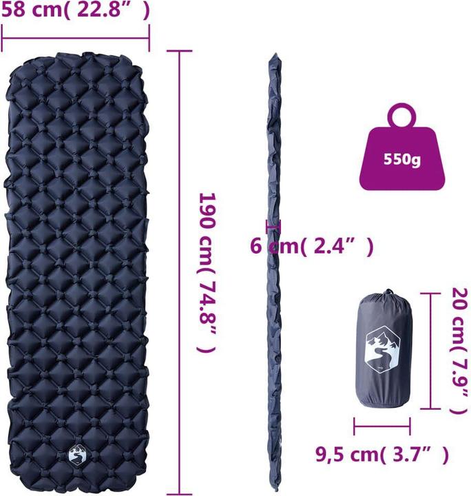 Actual product image vidaXL Isomatte