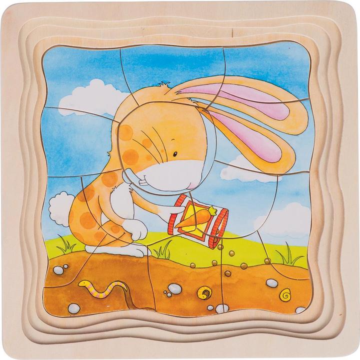 Goki Holz Puzzle-Gemüsegarten (53 Teile)