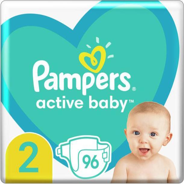 Actual product image Pampers Active Baby (Size 2, Pack, 96 Piece)