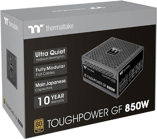 Actual product image Thermaltake Toughpower GF 850W Power Supply 20+4 pin ATX Black (850 W)