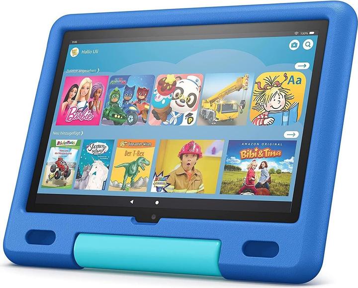 Actual product image Amazon Fire HD 10 Kids (2021) incl. cover (10.10", 32 GB, Sky blue)