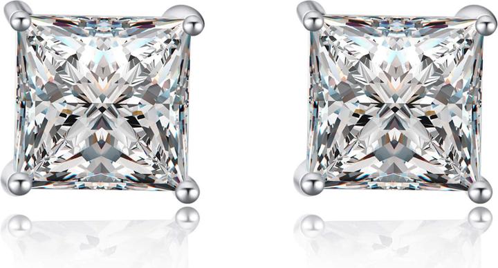 Produktbild Moiss Elegant stud earrings with zircons E00014 - Dimension: 0.7 x 0.7 cm (L)