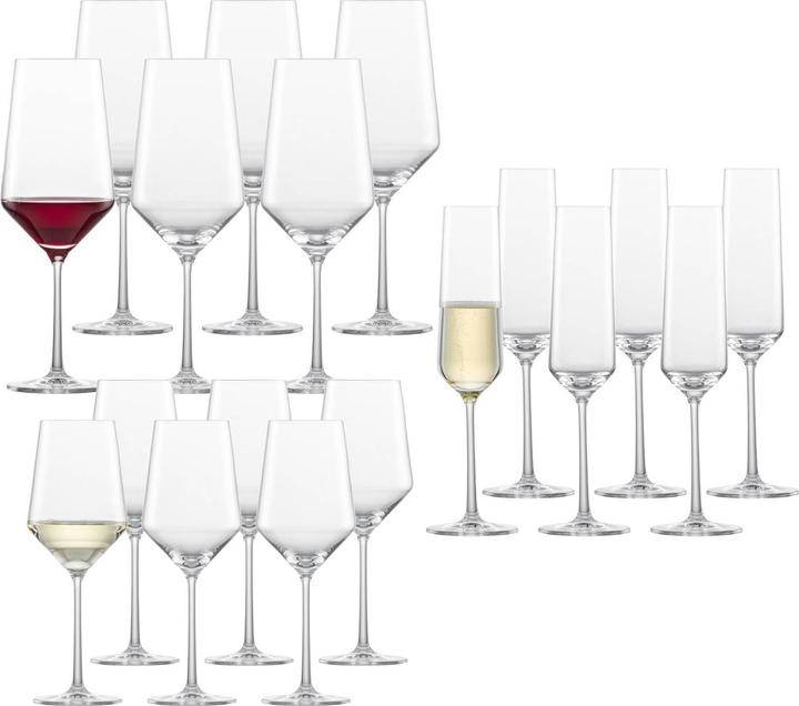 Zwiesel Pure (68 cl, 18 Glasses, Wine glasses set)