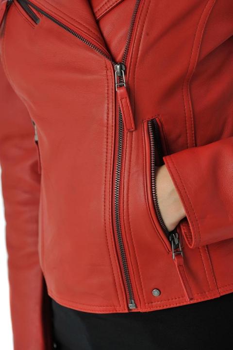 Produktbild Oakwood Damesjas aus Lamsvachtleer mit Polyesterfutter (XL)