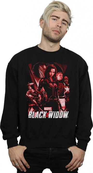 Produktbild Schwarze Witwe Film rote Gruppe Baumwolle Sweatshirt (M)