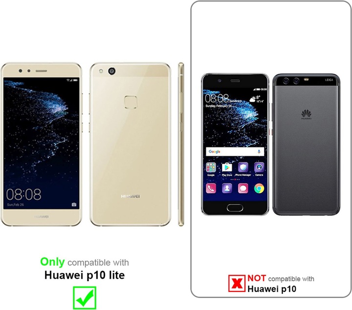 Produktbild Cadorabo Book Stand Hülle (Huawei P10 Lite)