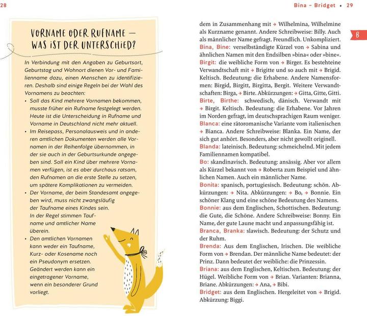 Produktbild Vornamen (Deutsch, Cornelia Nitsch, 2022)