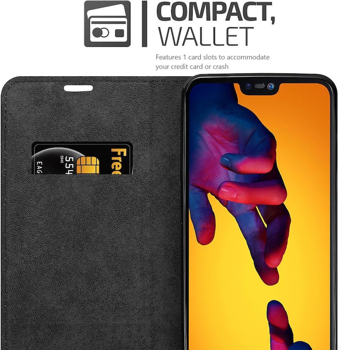Produktbild Cadorabo Book Invis. Magnet Hülle (Huawei Nova 3E)
