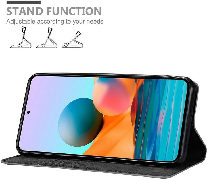 Produktbild Cadorabo Book Invis. Magnet Hülle (Xiaomi Redmi Note 10S, Xiaomi Mi Note 10)