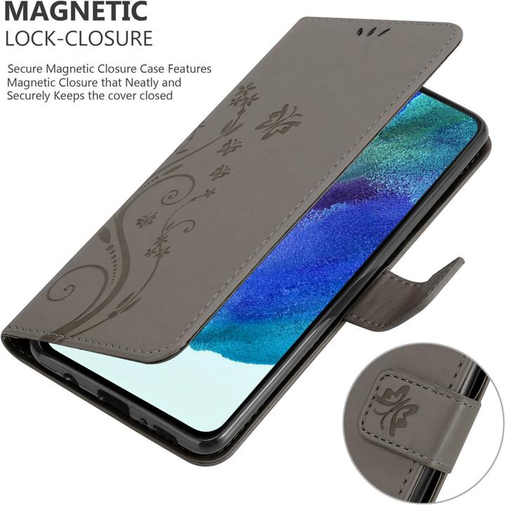 Actual product image Cadorabo Flower Book cover (Samsung Galaxy S22+)