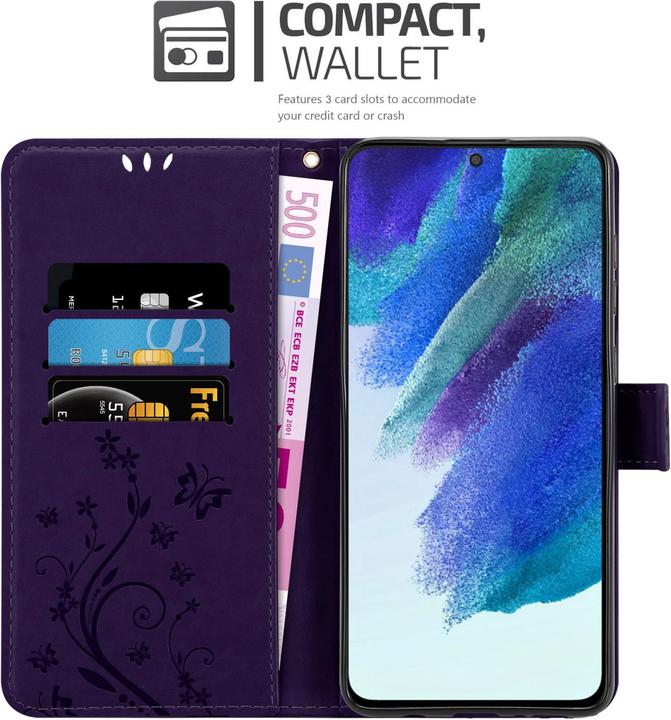 Actual product image Cadorabo Flower Book cover (Samsung Galaxy S22+)