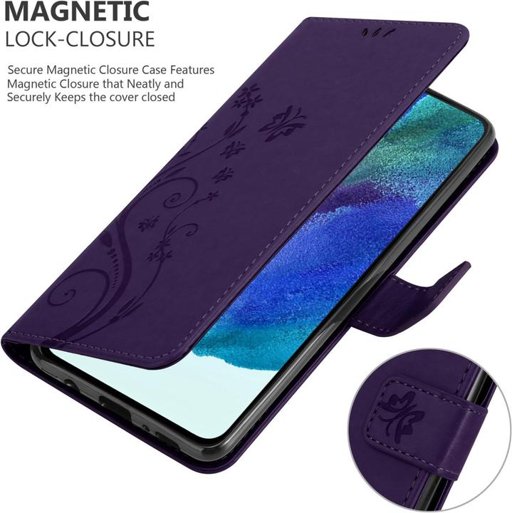 Actual product image Cadorabo Flower Book cover (Samsung Galaxy S22+)