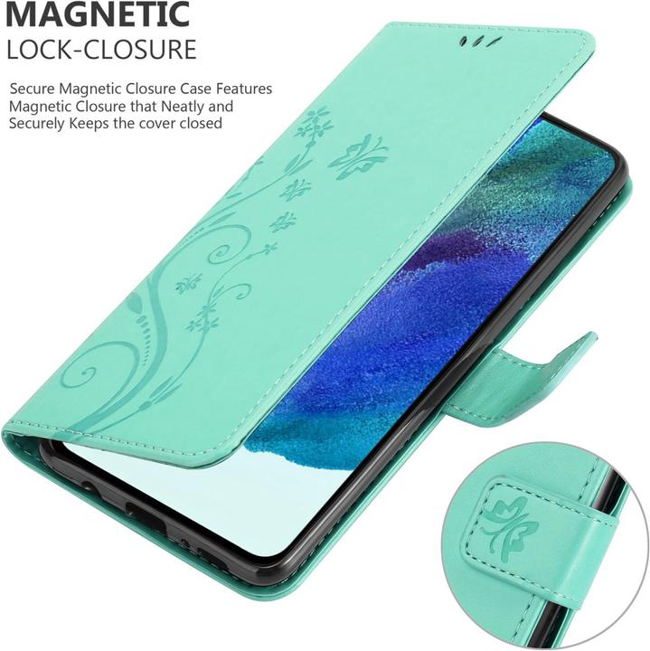 Actual product image Cadorabo Flower Book cover (Samsung Galaxy S22+)