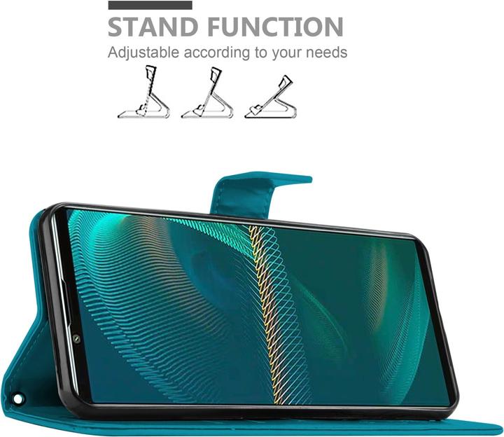 Immagine prodotto Cadorabo Copertina del libro a fiori (Sony Xperia 5 III)