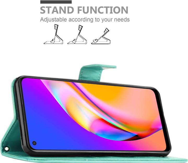 Actual product image Cadorabo Flower Book cover (Oppo A94 5G)