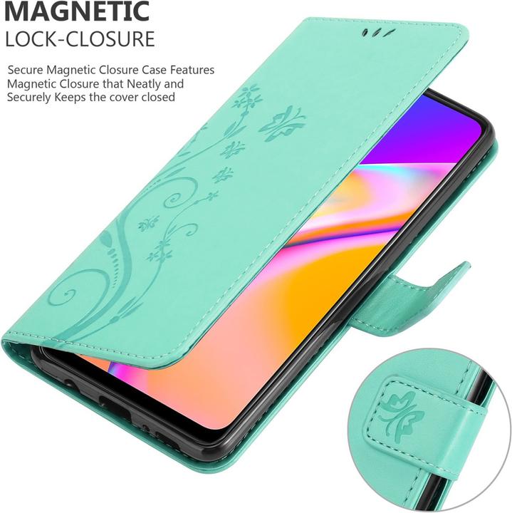 Actual product image Cadorabo Flower Book cover (Oppo A94 5G)