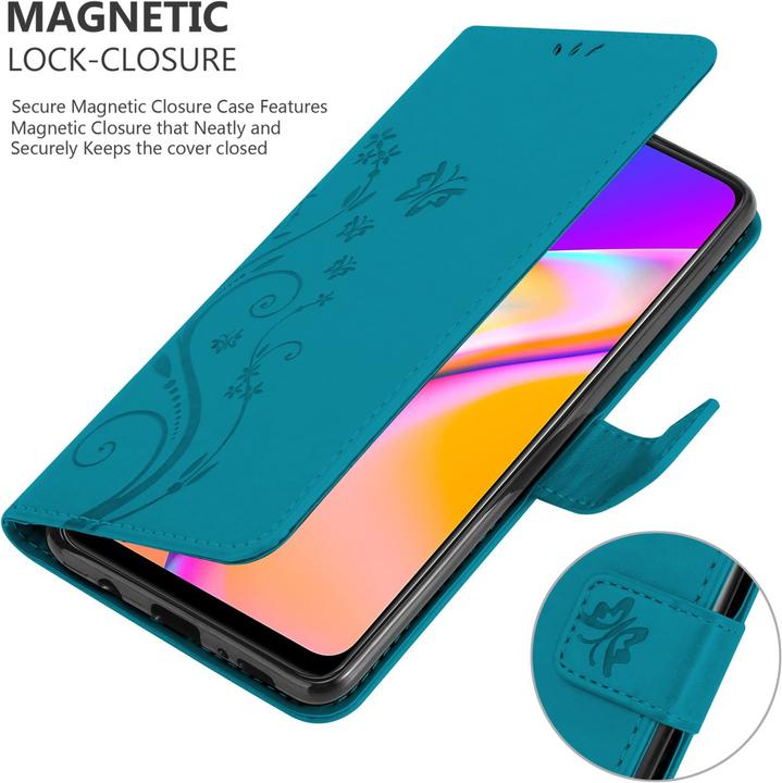 Immagine prodotto Cadorabo Copertina del libro a fiori (Oppo A94 5G)