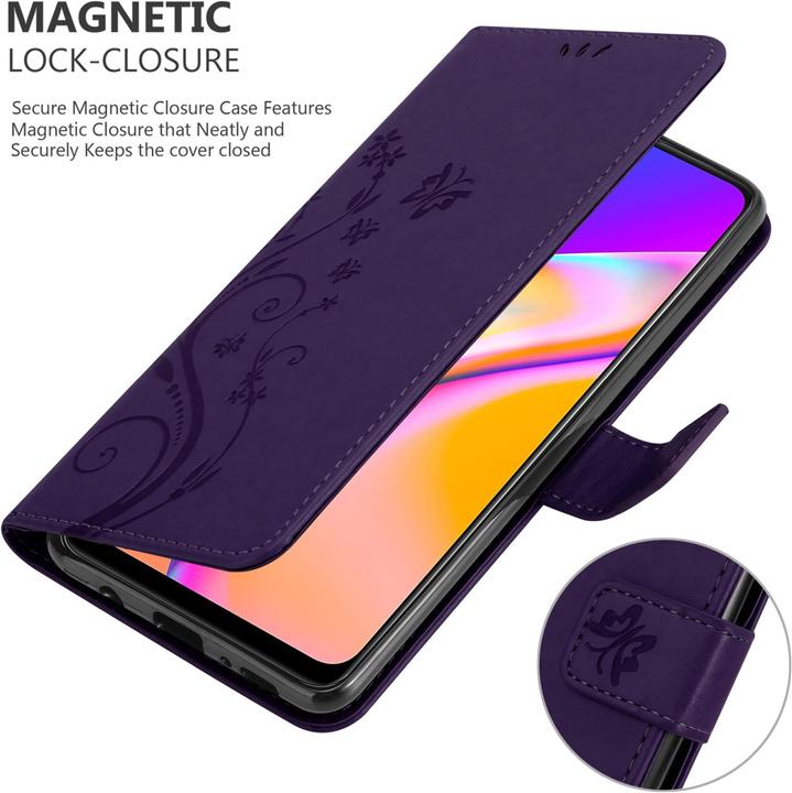 Immagine prodotto Cadorabo Copertina del libro a fiori (Oppo A94 5G)