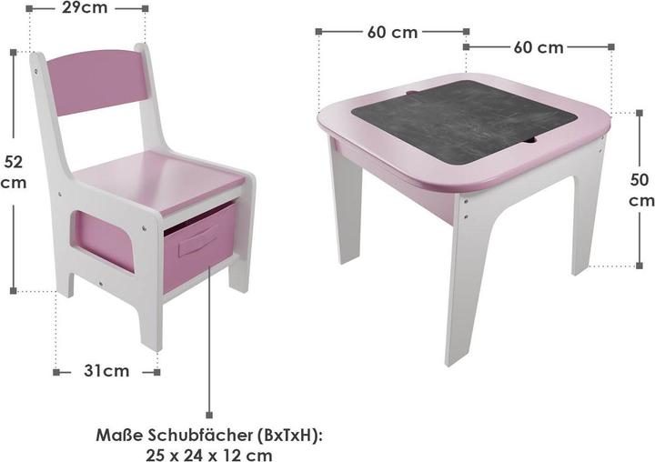 Immagine prodotto Juskys Kindersitzgruppe Milou (Dinette per bambini)