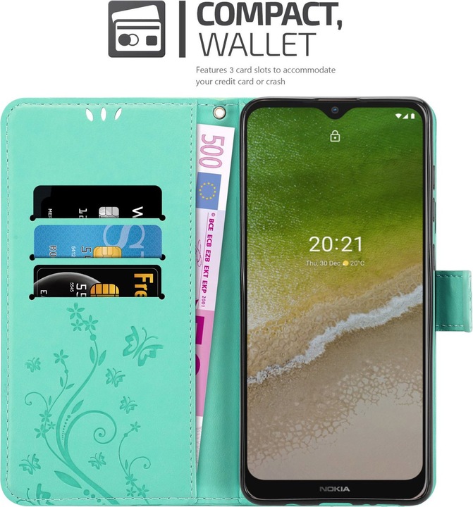 Actual product image Cadorabo Flower Book cover (Nokia G50 5G)