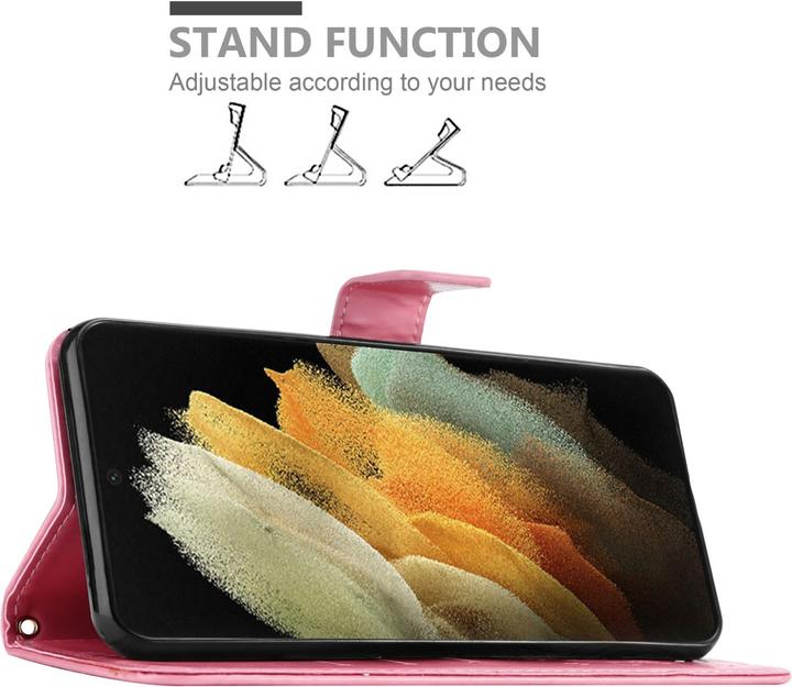 Produktbild Cadorabo Flower Book Hülle (Samsung Galaxy S22 Ultra)