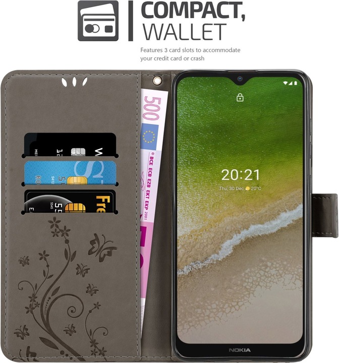 Actual product image Cadorabo Flower Book cover (Nokia G50 5G)