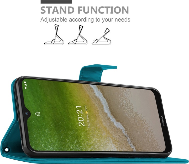 Actual product image Cadorabo Flower Book cover (Nokia G50 5G)