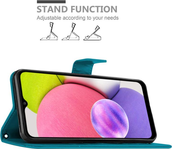 Actual product image Cadorabo Flower Book cover (Samsung Galaxy A03s)