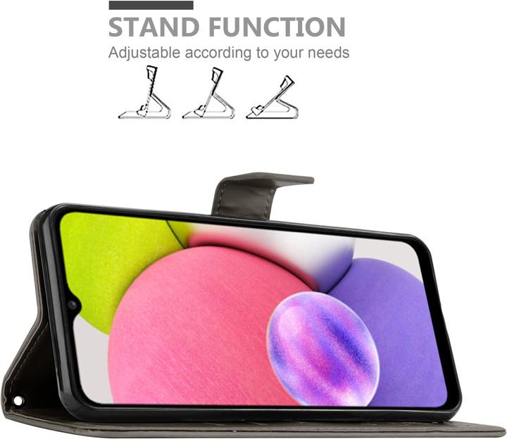Actual product image Cadorabo Flower Book cover (Samsung Galaxy A03s)