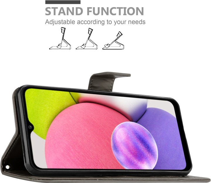 Actual product image Cadorabo Flower Book cover (Samsung Galaxy A03s)