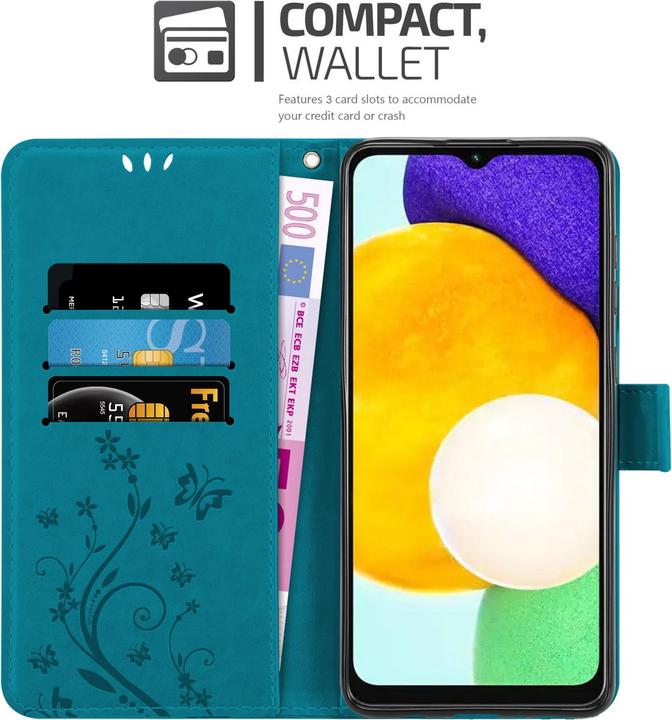 Produktbild Cadorabo Flower Book Hülle (Samsung Galaxy A13 5G)