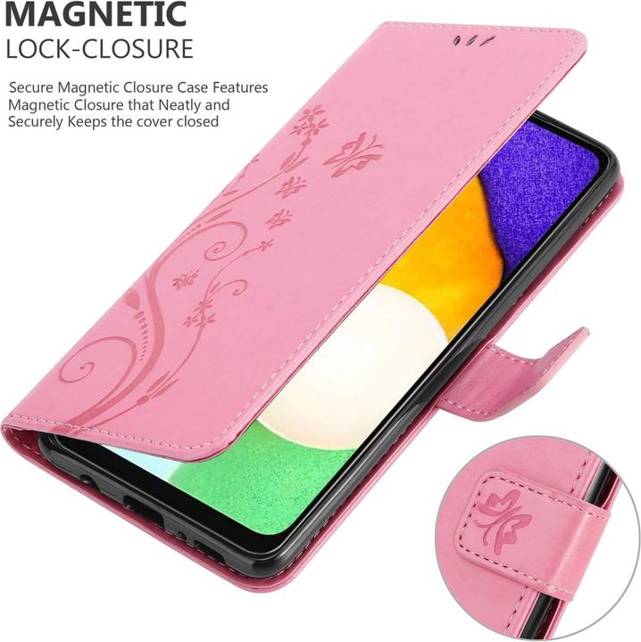 Produktbild Cadorabo Flower Book Hülle (Samsung Galaxy A13 5G)