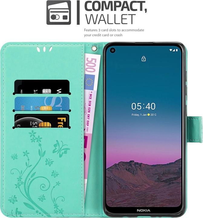 Image du produit Cadorabo Pochette Flower Book (Nokia 5.4)