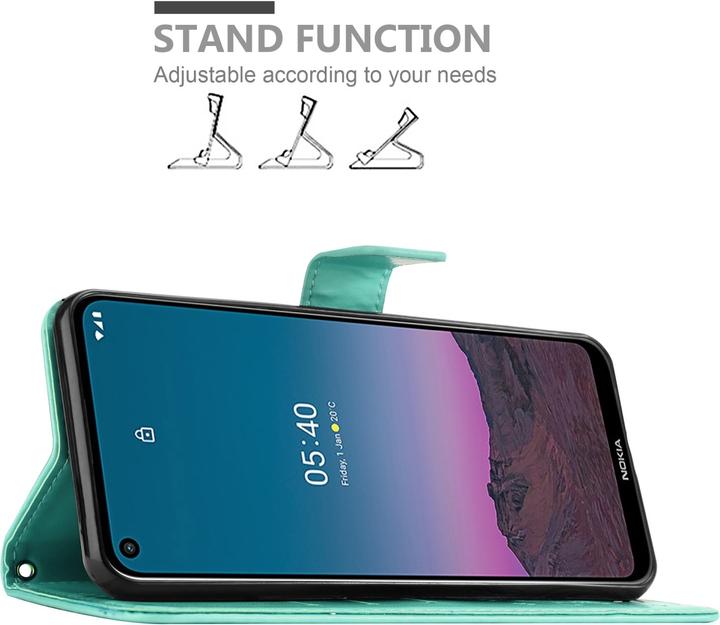 Image du produit Cadorabo Pochette Flower Book (Nokia 5.4)