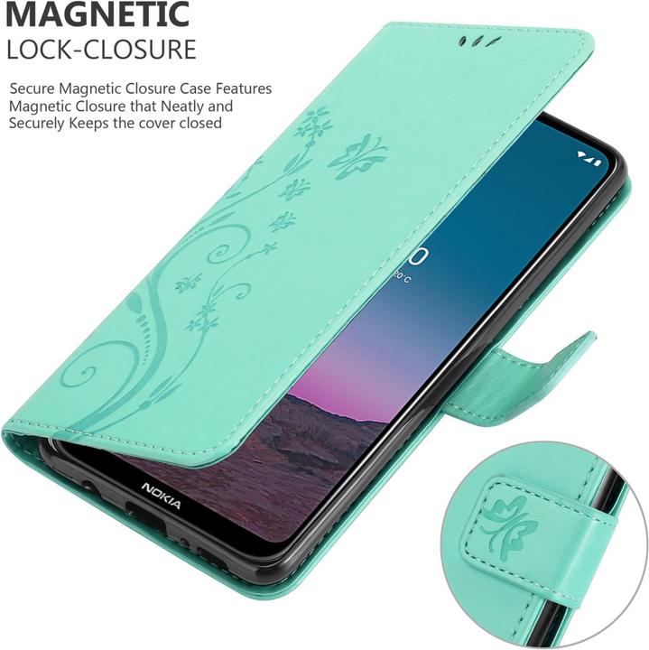 Image du produit Cadorabo Pochette Flower Book (Nokia 5.4)