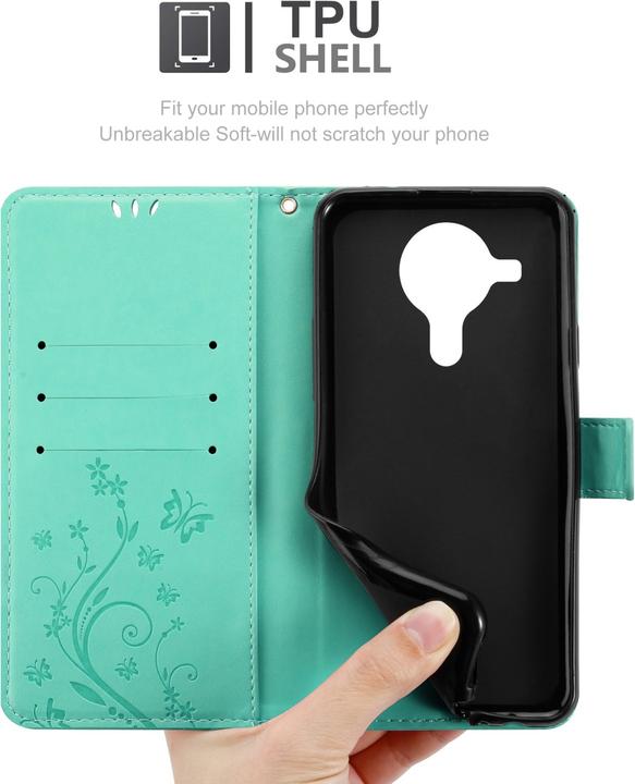 Image du produit Cadorabo Pochette Flower Book (Nokia 5.4)