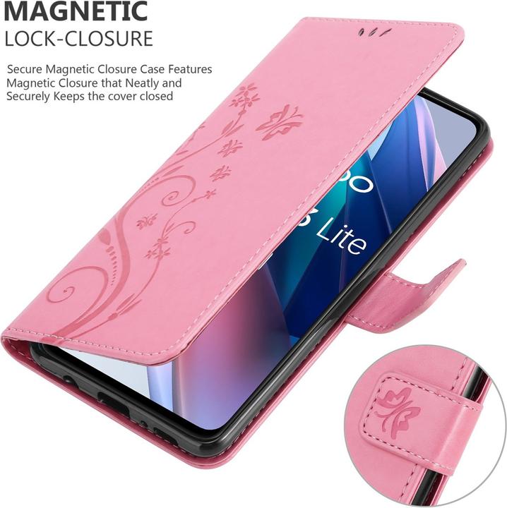 Image du produit Cadorabo Pochette Flower Book (Oppo Find X3 Lite)